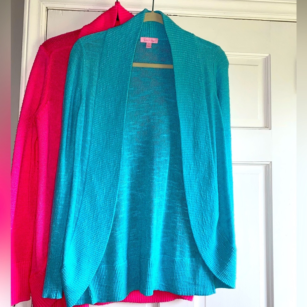 Teal size medium Lilly Pulitzer cardigan